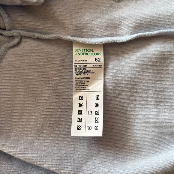 United Colors of Benetton Blue Bunny Sleepsuit 3-6 Months NWOT - Picture 9 of 10